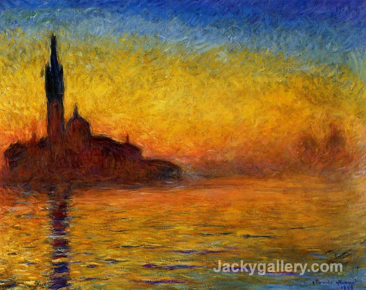 Twilight, Venice by Claude Monet paintings reproduction